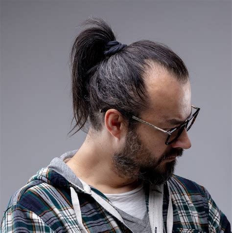 dread ponytail men|older men with ponytails.